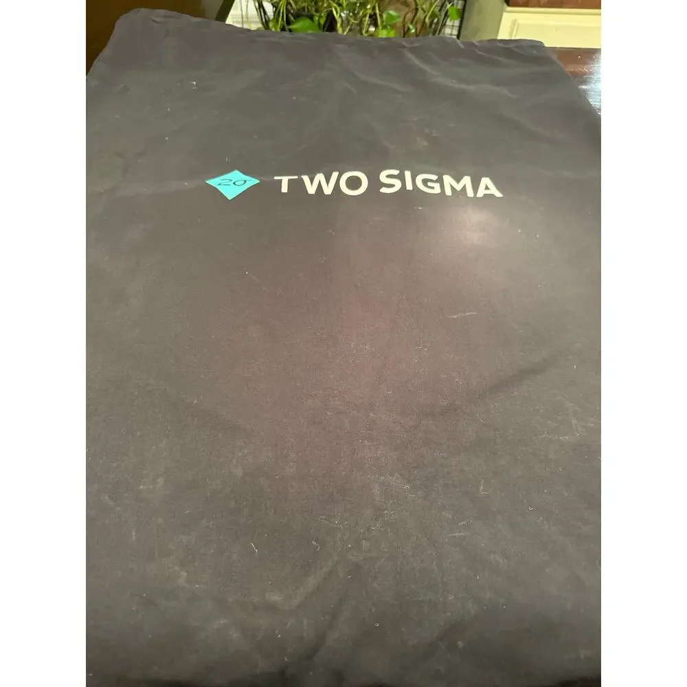Large Two Sigma Financial Tech Corporate Logo Garment Bag 30x41 Drstrg